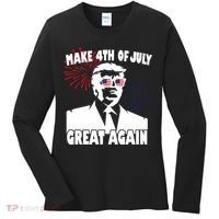 Trump Make 4th Of July Great Again Women's Long Sleeve Shirt thumb 0