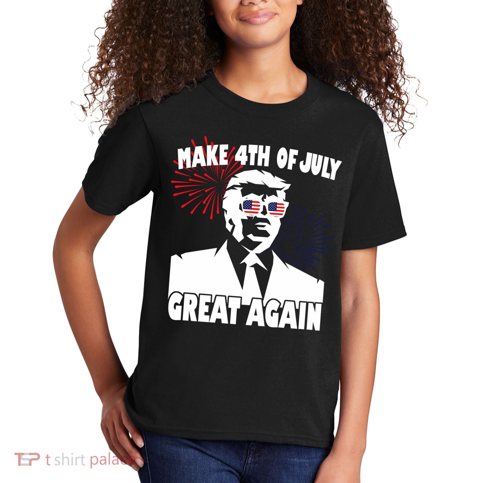 Trump Make 4th Of July Great Again Kids T-Shirt
