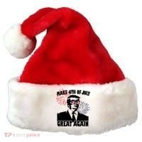 Trump Make 4th Of July Great Again Santa Hat thumb 0