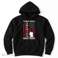 Trump Make America Great Again Distress Flag Hoodie thumb 0