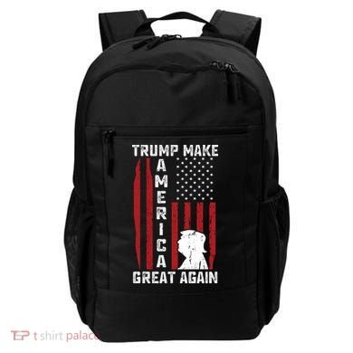 Trump Make America Great Again Distress Flag Backpack