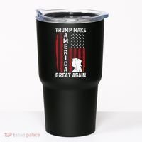 Trump Make America Great Again Distress Flag Tumbler thumb 0