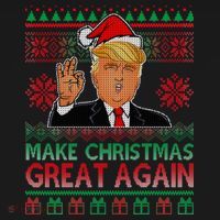 Trump Make Christmas Great Again Ugly Hoodie thumb 2