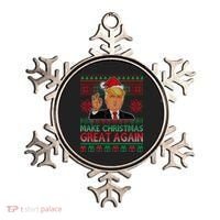 Trump Make Christmas Great Again Ugly Ornament thumb 0