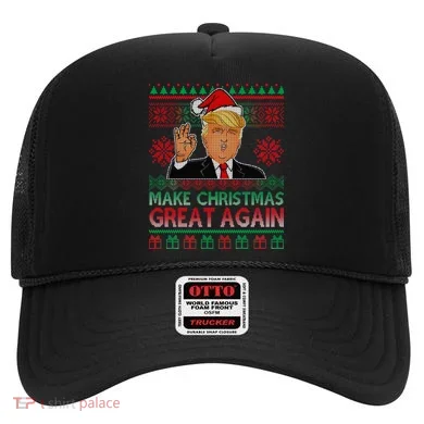 Trump Make Christmas Great Again Ugly Hat