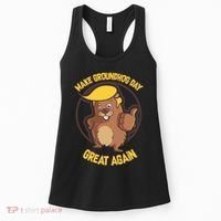 Trump Make Groundhog Day Great Again Women's Tank Top thumb 0