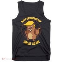 Trump Make Groundhog Day Great Again Tank Top thumb 0
