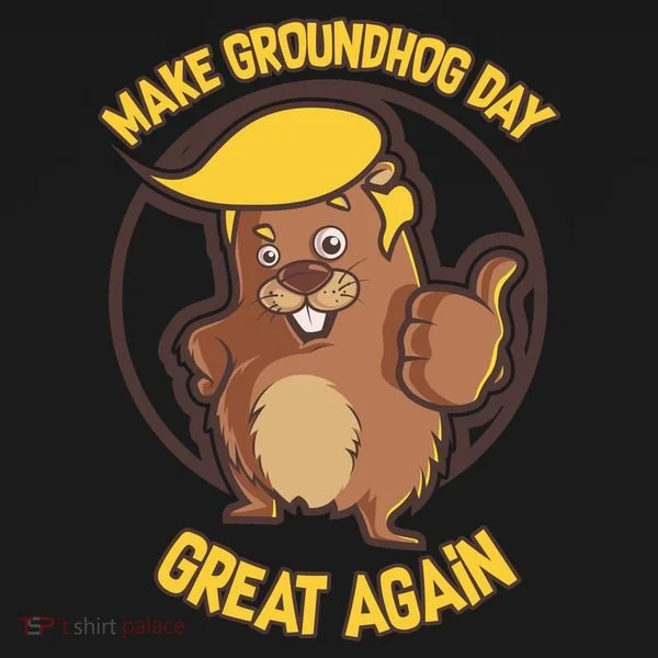 Trump Make Groundhog Day Great Again Kids Long Sleeve Shirt