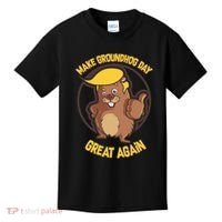 Trump Make Groundhog Day Great Again Kids T-Shirt thumb 0