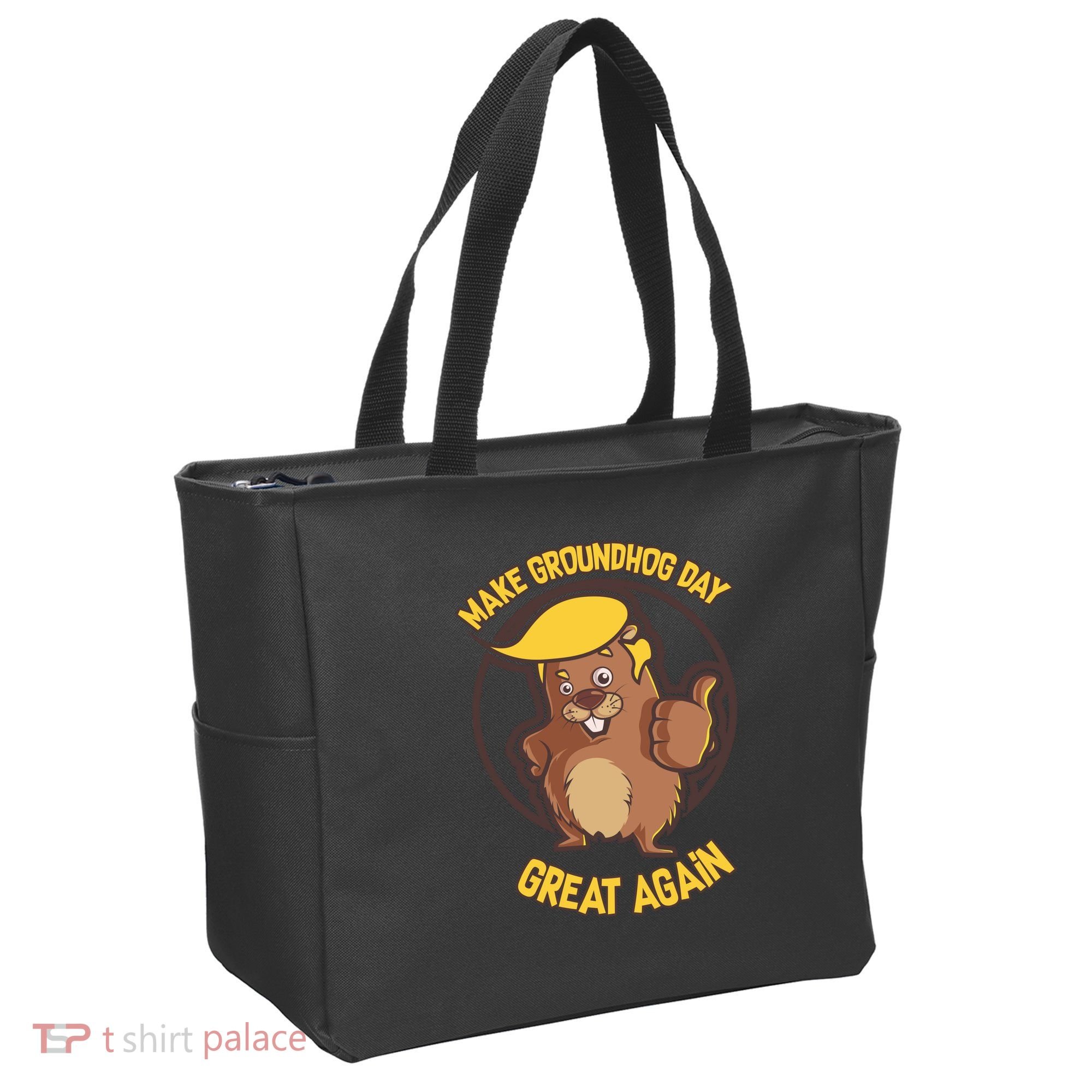 Trump Make Groundhog Day Great Again Tote Bag
