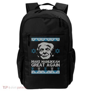 Trump Make Hanukkah Great Again Ugly Backpack