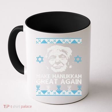 Trump Make Hanukkah Great Again Ugly Coffee Mug