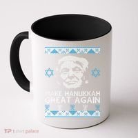 Trump Make Hanukkah Great Again Ugly Coffee Mug thumb 0