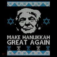 Trump Make Hanukkah Great Again Ugly Coffee Mug thumb 5