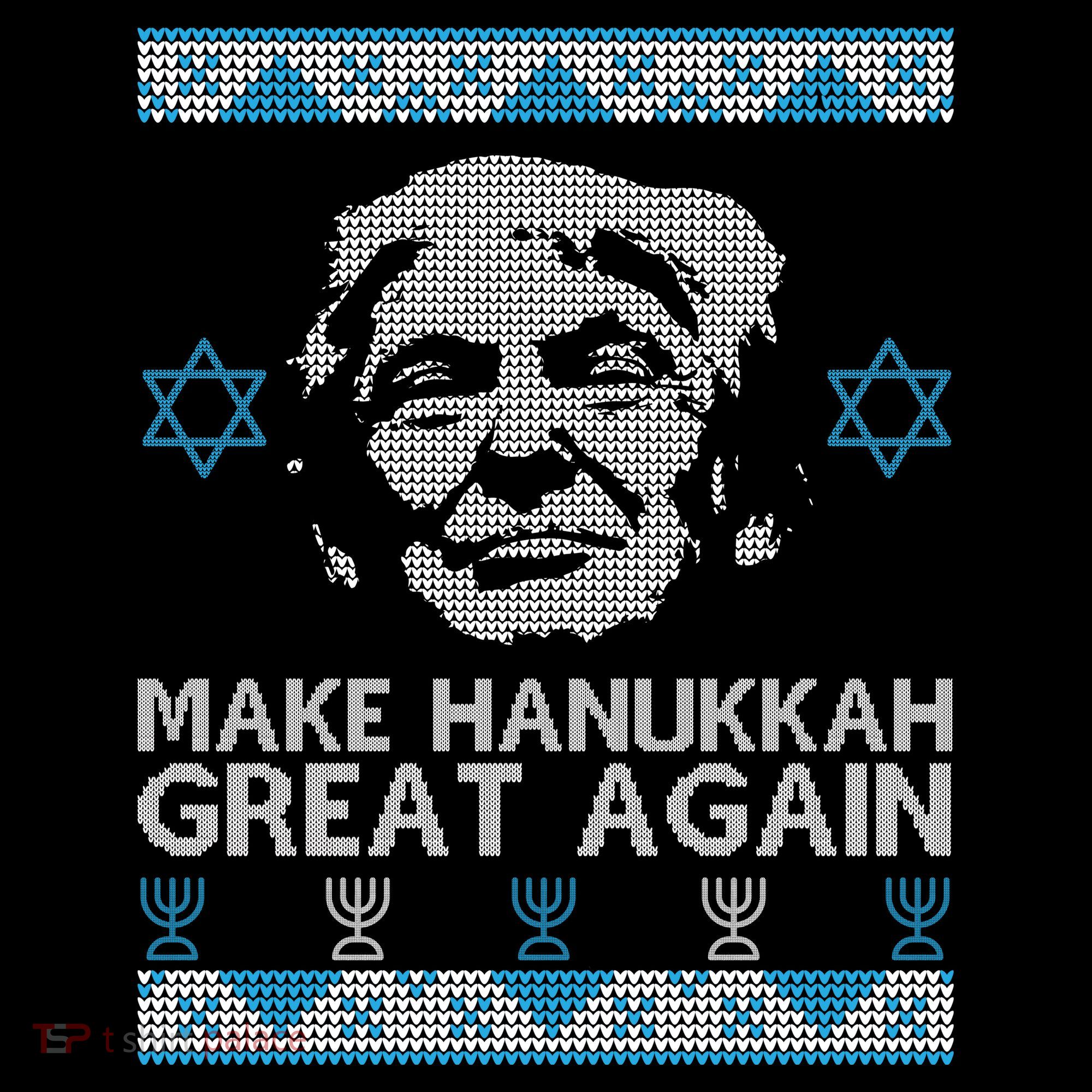 Trump Make Hanukkah Great Again Ugly Coffee Mug
