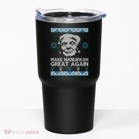 Trump Make Hanukkah Great Again Ugly Tumbler thumb 0