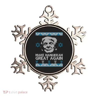 Trump Make Hanukkah Great Again Ugly Ornament