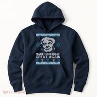 Trump Make Hanukkah Great Again Ugly Hoodie thumb 0