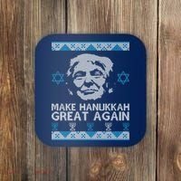 Trump Make Hanukkah Great Again Ugly Coaster thumb 0