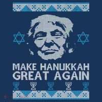 Trump Make Hanukkah Great Again Ugly Polo thumb 2