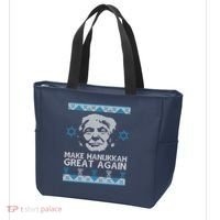 Trump Make Hanukkah Great Again Ugly Tote Bag thumb 3