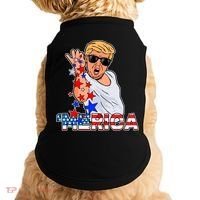 Trump Merica Salt Bae Doggie Tank thumb 0