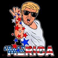 Trump Merica Salt Bae USA-Made Doggie Bandana thumb 2