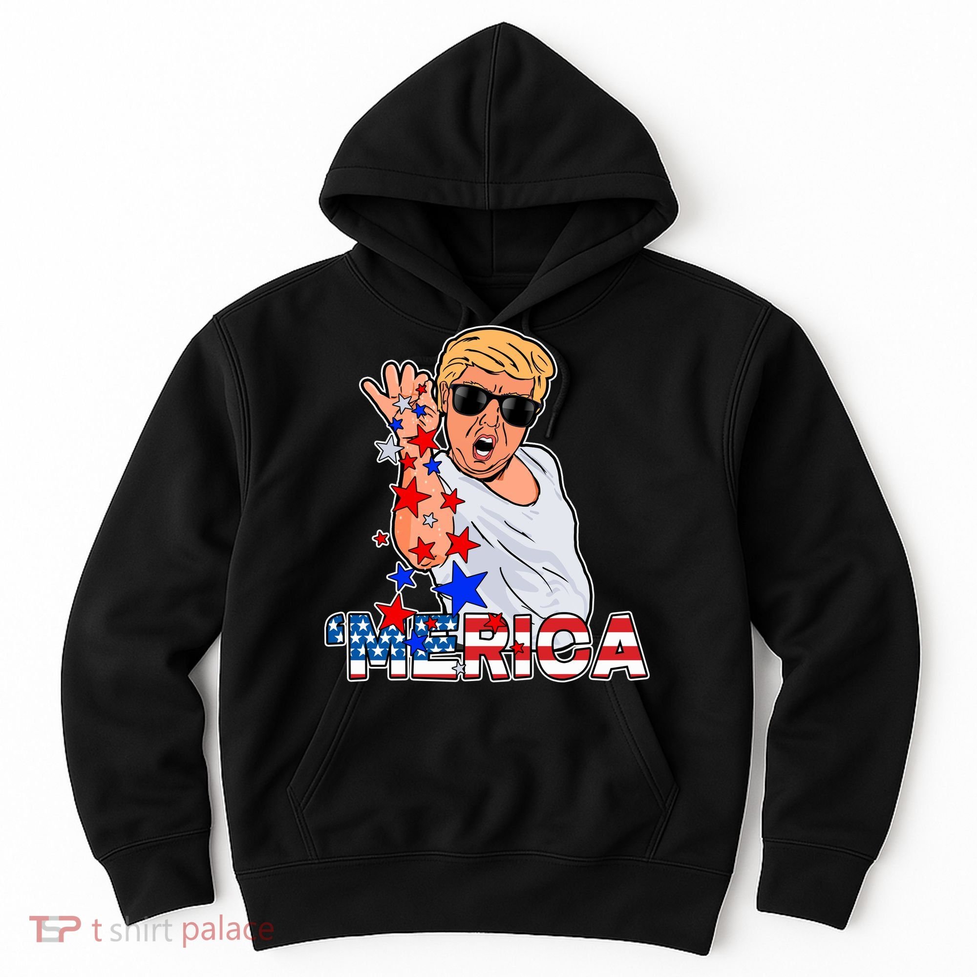 Trump Merica Salt Bae Hoodie