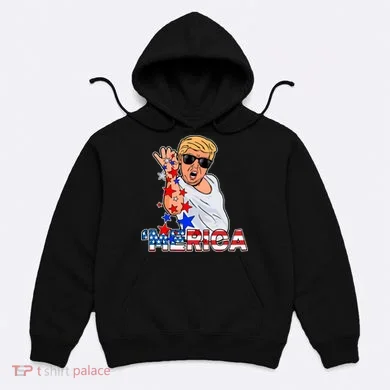 Trump Merica Salt Bae Hoodie