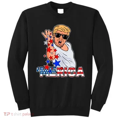 Trump Merica Salt Bae Sweatshirt