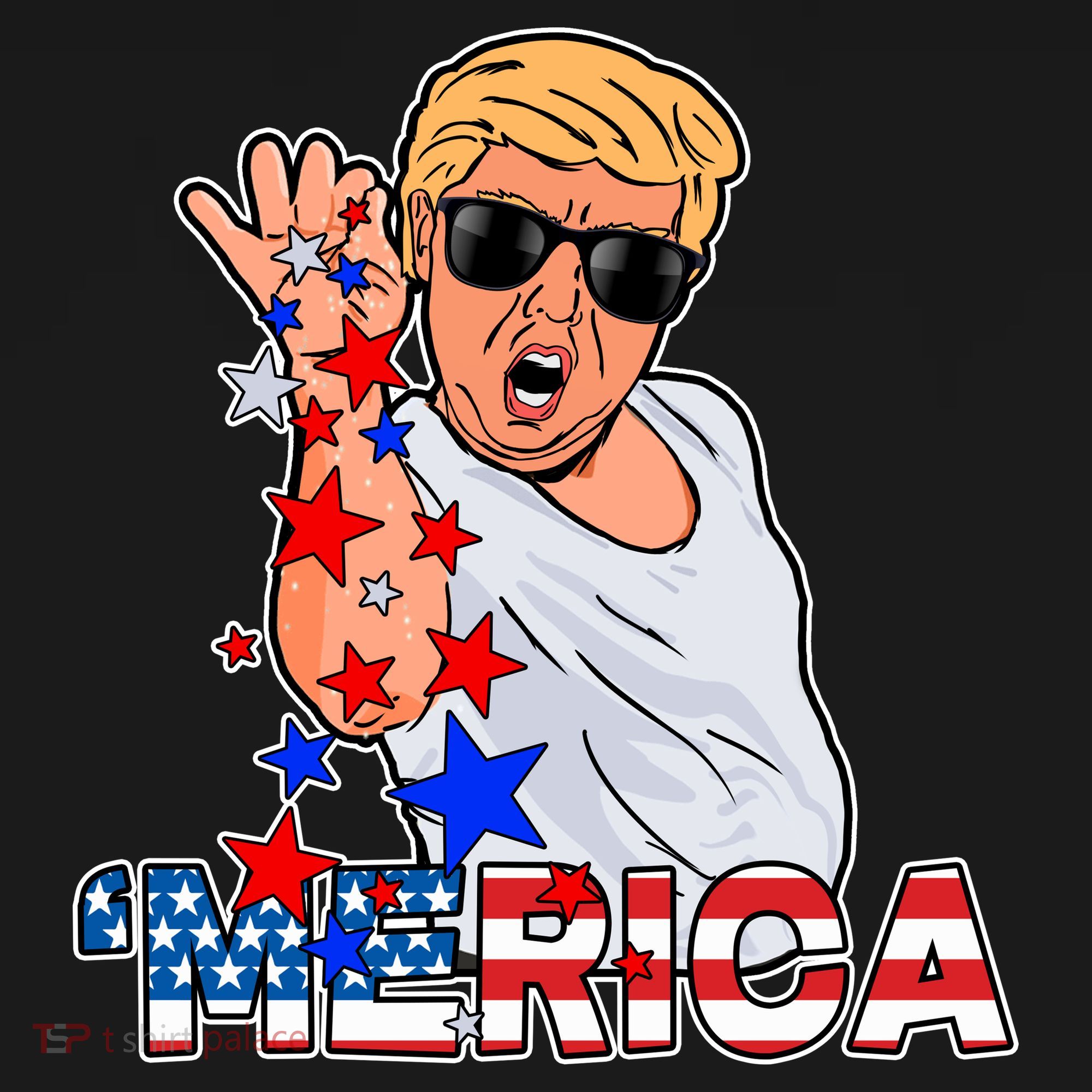 Trump Merica Salt Bae Sweatshirt