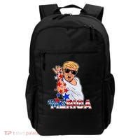 Trump Merica Salt Bae Backpack thumb 0