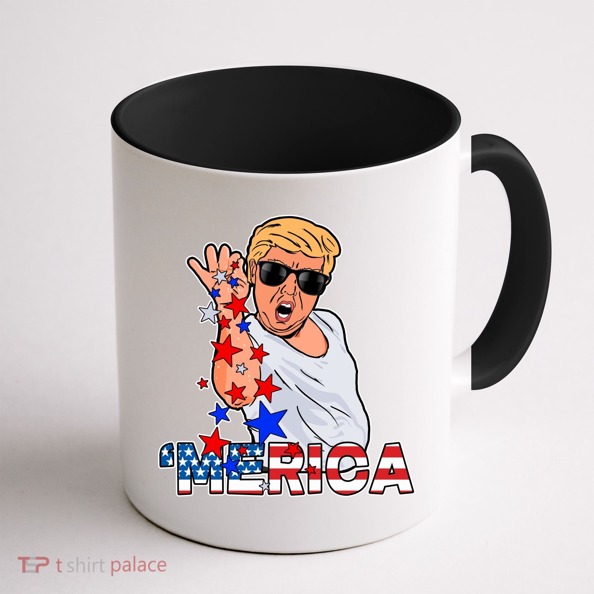 Trump Merica Salt Bae Coffee Mug