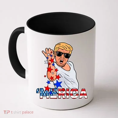 Trump Merica Salt Bae Coffee Mug
