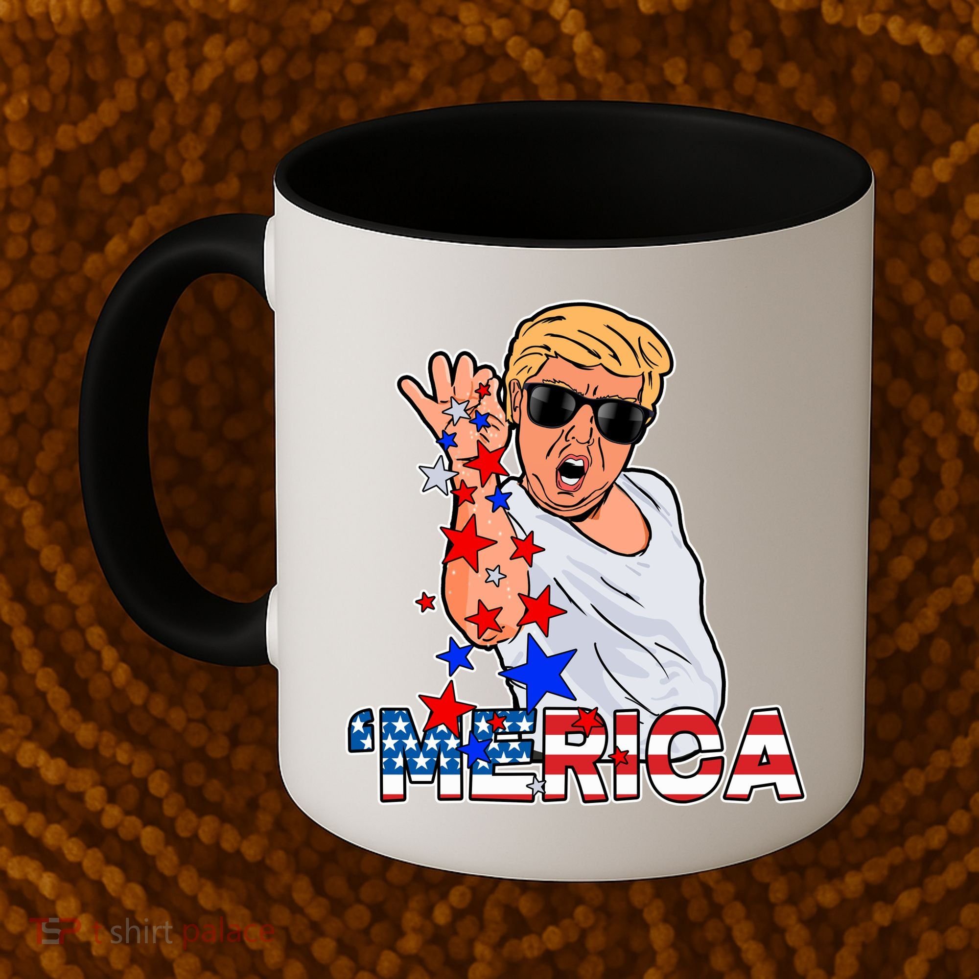 Trump Merica Salt Bae Coffee Mug