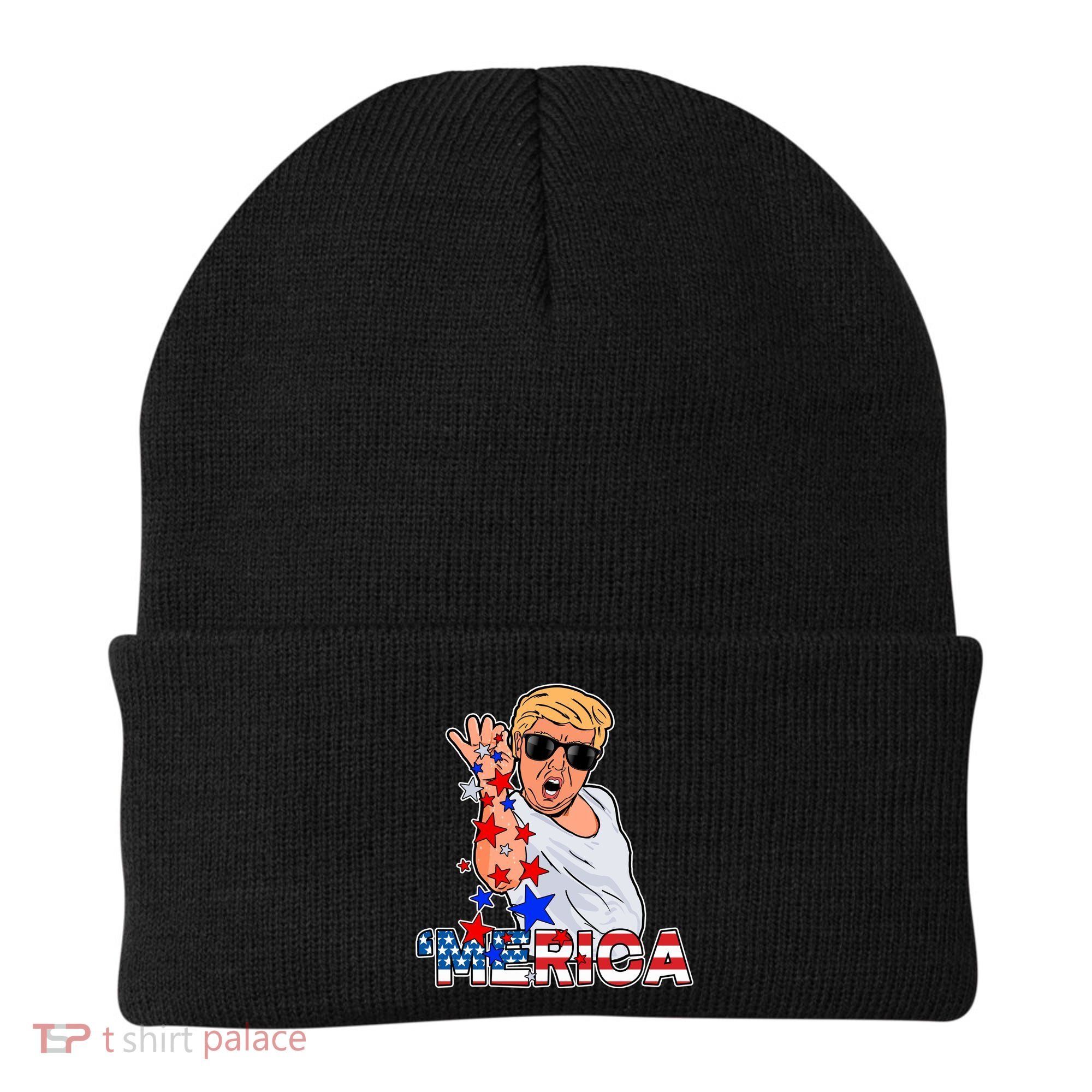 Trump Merica Salt Bae Beanie