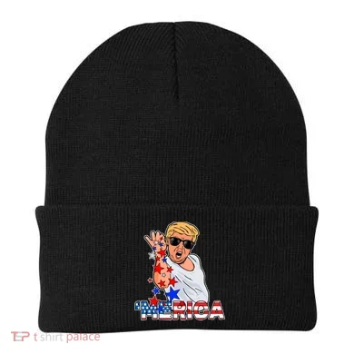 Trump Merica Salt Bae Beanie