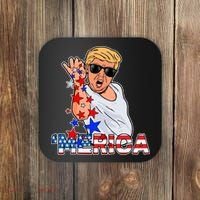 Trump Merica Salt Bae Coaster thumb 0
