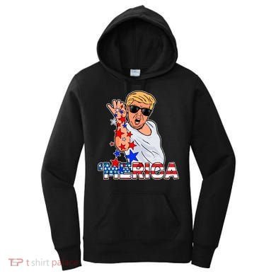 Trump Merica Salt Bae Women's Hoodie