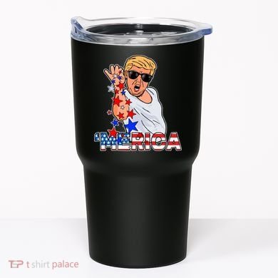 Trump Merica Salt Bae Tumbler