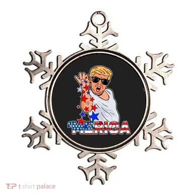 Trump Merica Salt Bae Ornament