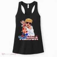 Trump Merica Salt Bae Women's Tank Top thumb 0