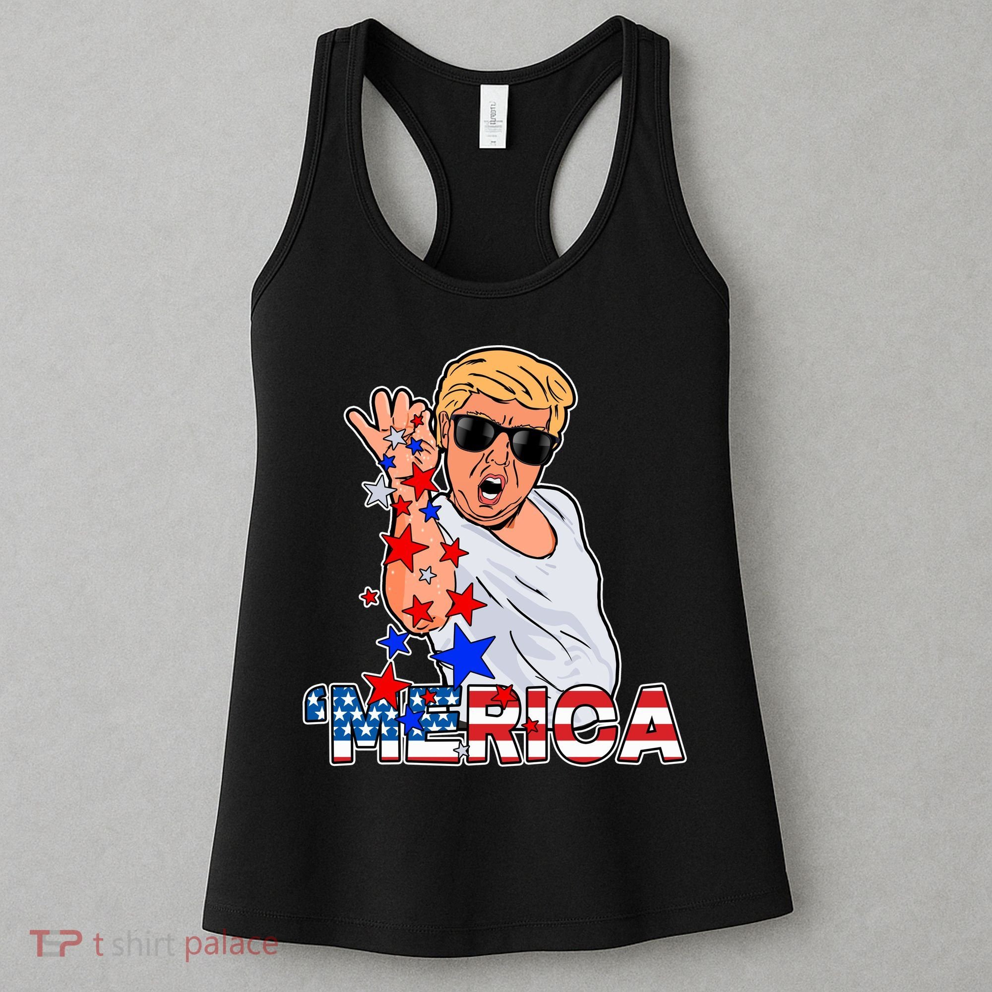 Trump Merica Salt Bae Women's Tank Top
