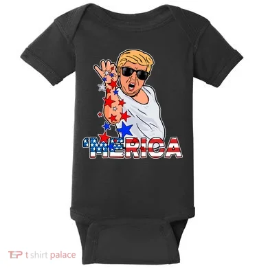Trump Merica Salt Bae Baby Bodysuit