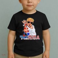Trump Merica Salt Bae Toddler T-Shirt thumb 2