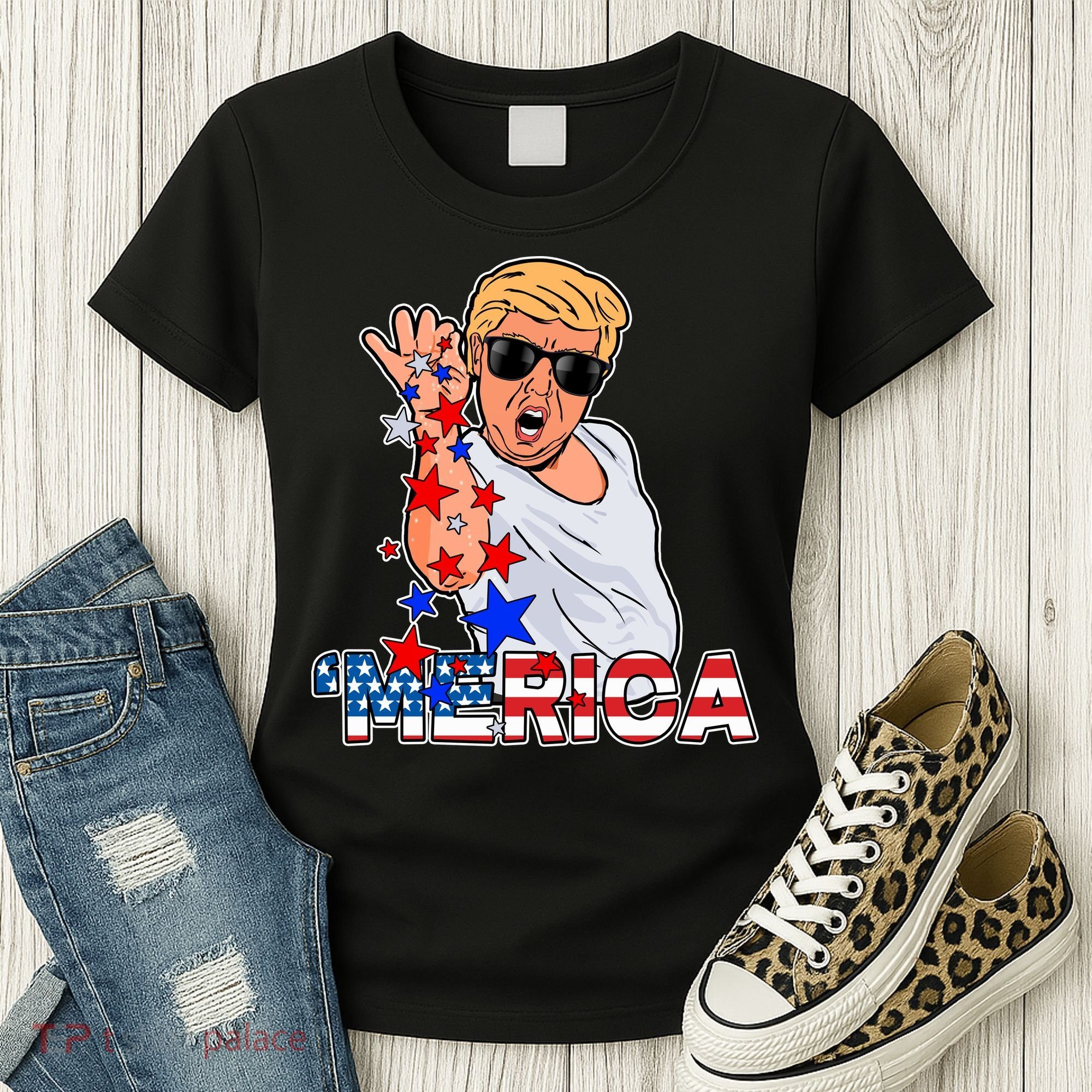 Trump Merica Salt Bae Women's T-Shirt
