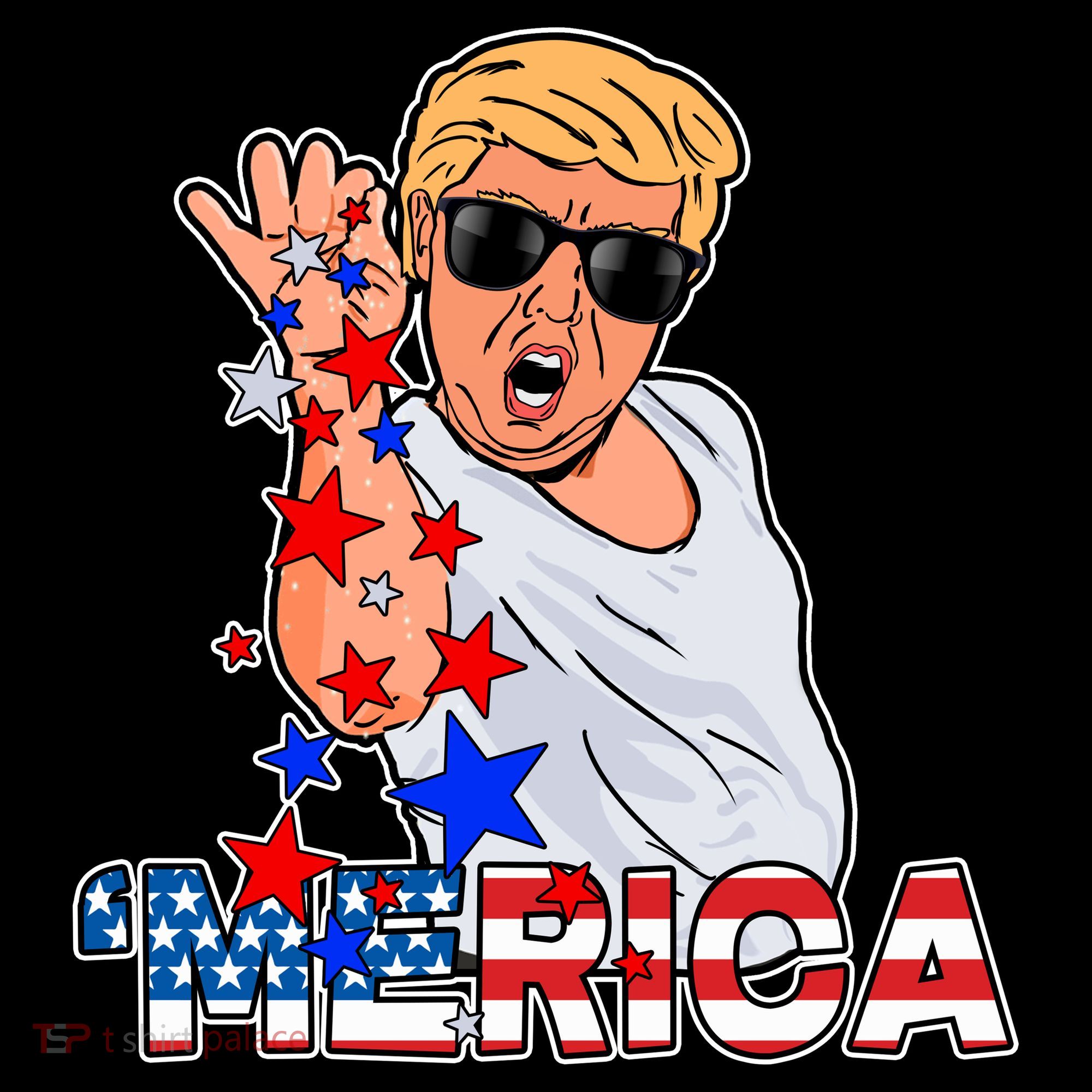 Trump Merica Salt Bae Tote Bag