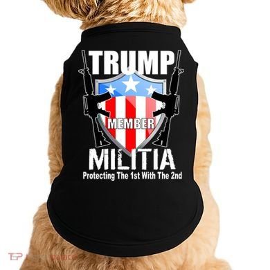 Trump Militia Protecting The 1st With 2nd Doggie Tank