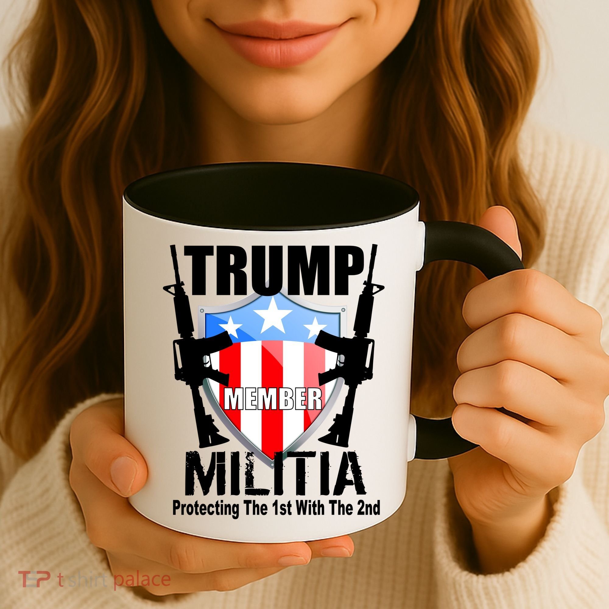 Trump Militia Protecting The 1st With 2nd Coffee Mug