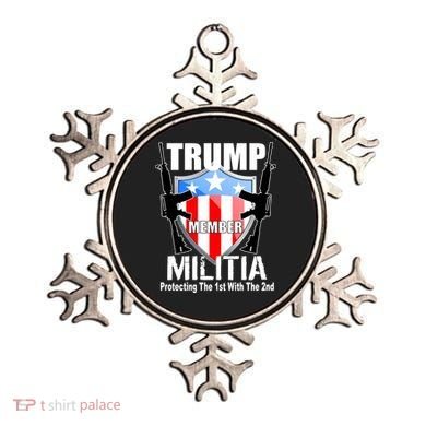 Trump Militia Protecting The 1st With 2nd Ornament